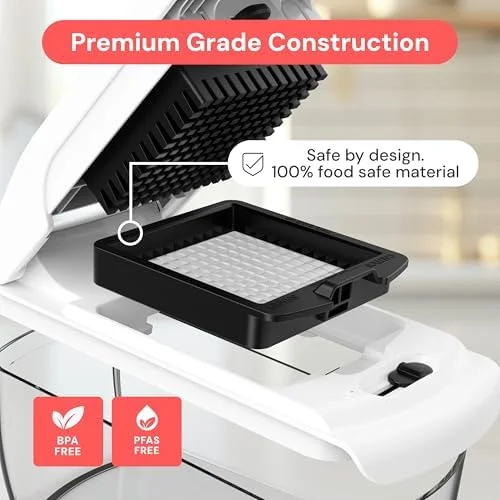Fullstar The Original Pro Chopper - Vegetable Chopper and Spiralizer, Food Chopper with Container, Fruit Slicer, Kitchen Gadgets & Gifts, Home