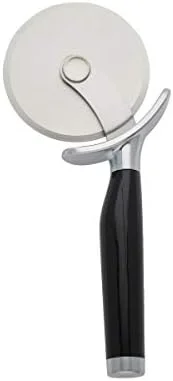 KitchenAid Classic Pizza Wheel with Sharp Blade For Cutting Through Crusts, Pies and More, Built In Finger Guard for Safety and Comfort Grip to