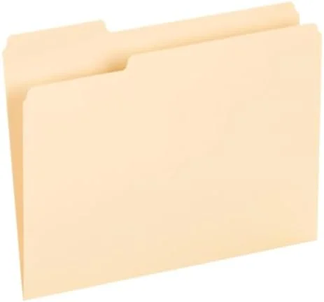Pendaflex File Folders - 100 Pack, Durable Manila Folders, Letter Size (8.5" x 11"), 3 Top Tabs for Easy Labeling, Everyday Filing Essential for