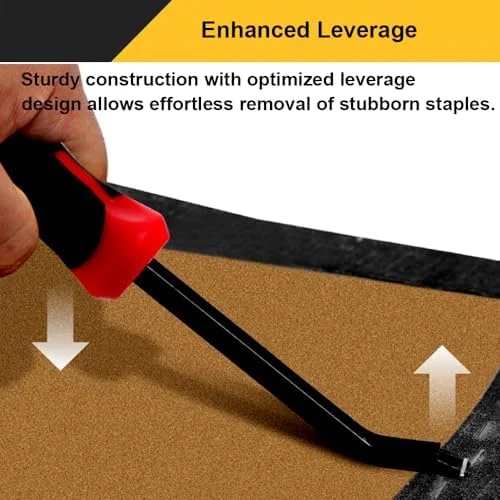 Staple Remover, Heavy Duty Staple Remover, Upholstery Stapler Puller Lifter Tool for Carpet, Wood, Hardwood Floors, Construction, Furniture